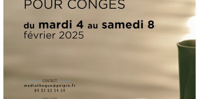 Fermeture pour congés de la médiathèque Paul Surtel